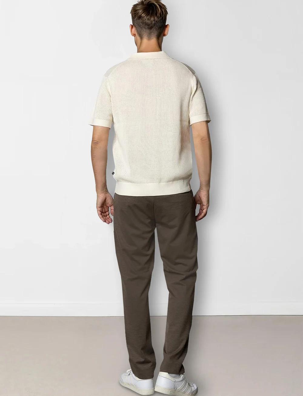 Clean Cut Copenhagen - Oliver knitted polo - gestrickte polohemden - ecru - 5