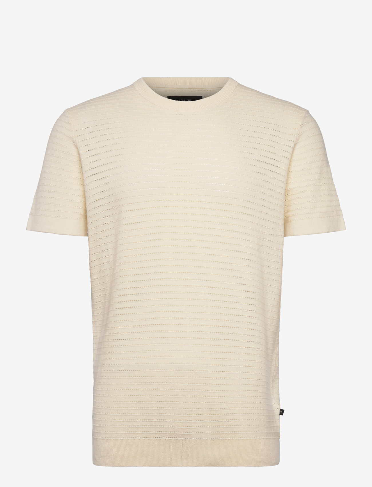 Clean Cut Copenhagen - Owen knitted t-shirt - t-krekli ar īsām piedurknēm - ecru - 1