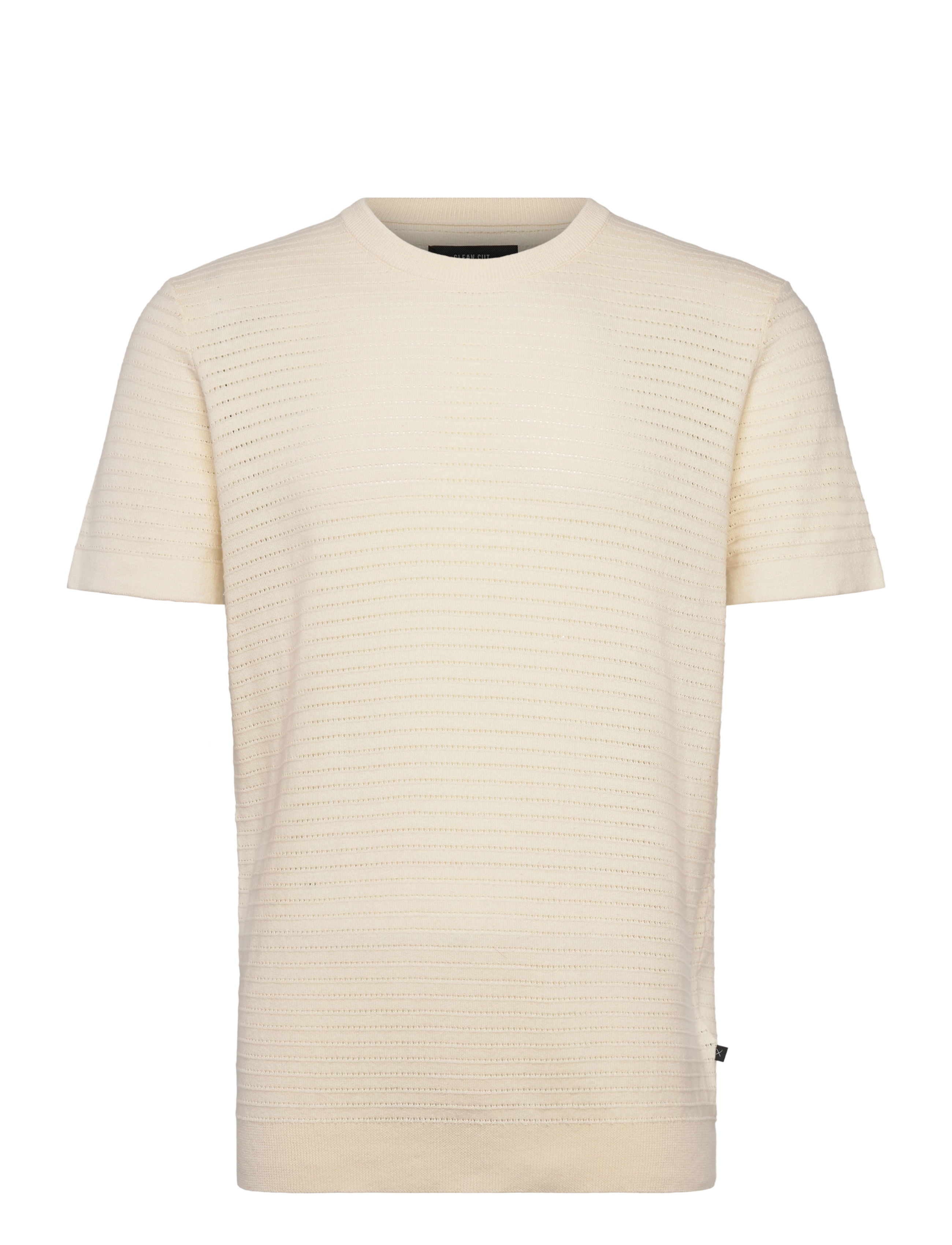 Clean Cut Copenhagen Owen knitted t-shirt - Clean Cut Copenhagen - ECRU / beige
