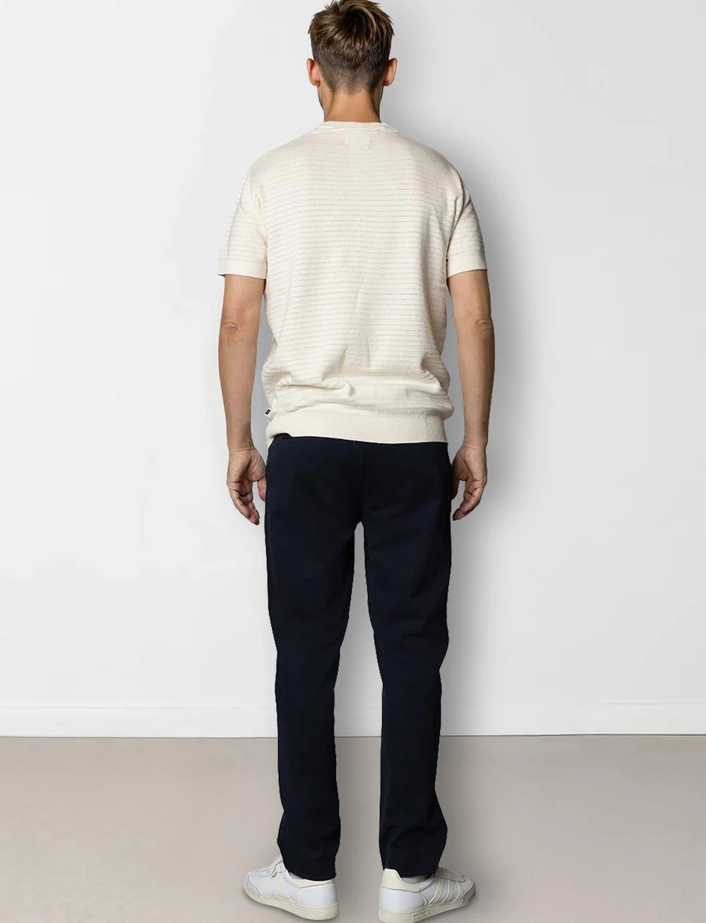 Clean Cut Copenhagen - Owen knitted t-shirt - t-shirts à manches courtes - ecru - 5