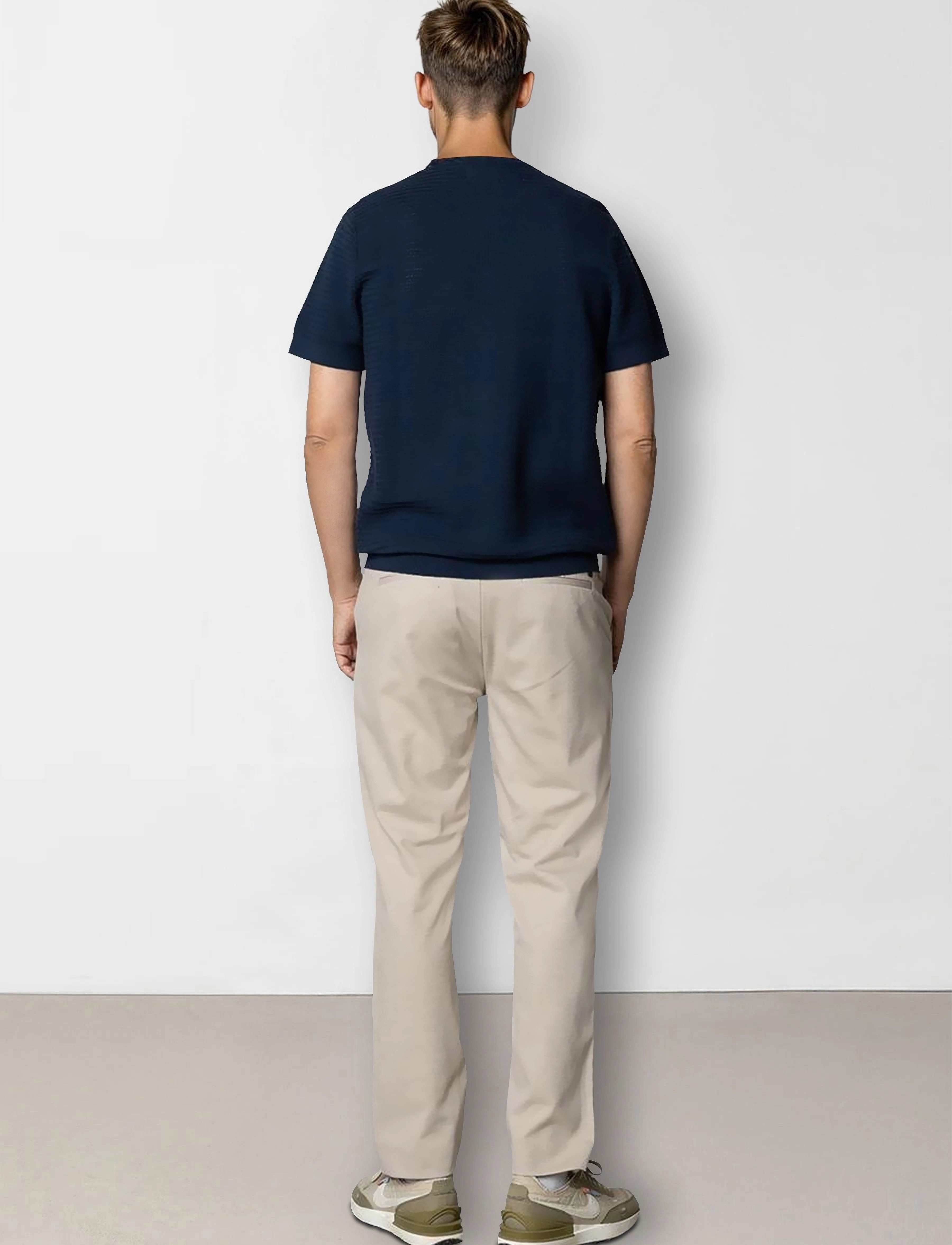 Clean Cut Copenhagen - Owen knitted t-shirt - kurzärmelig - navy - 5