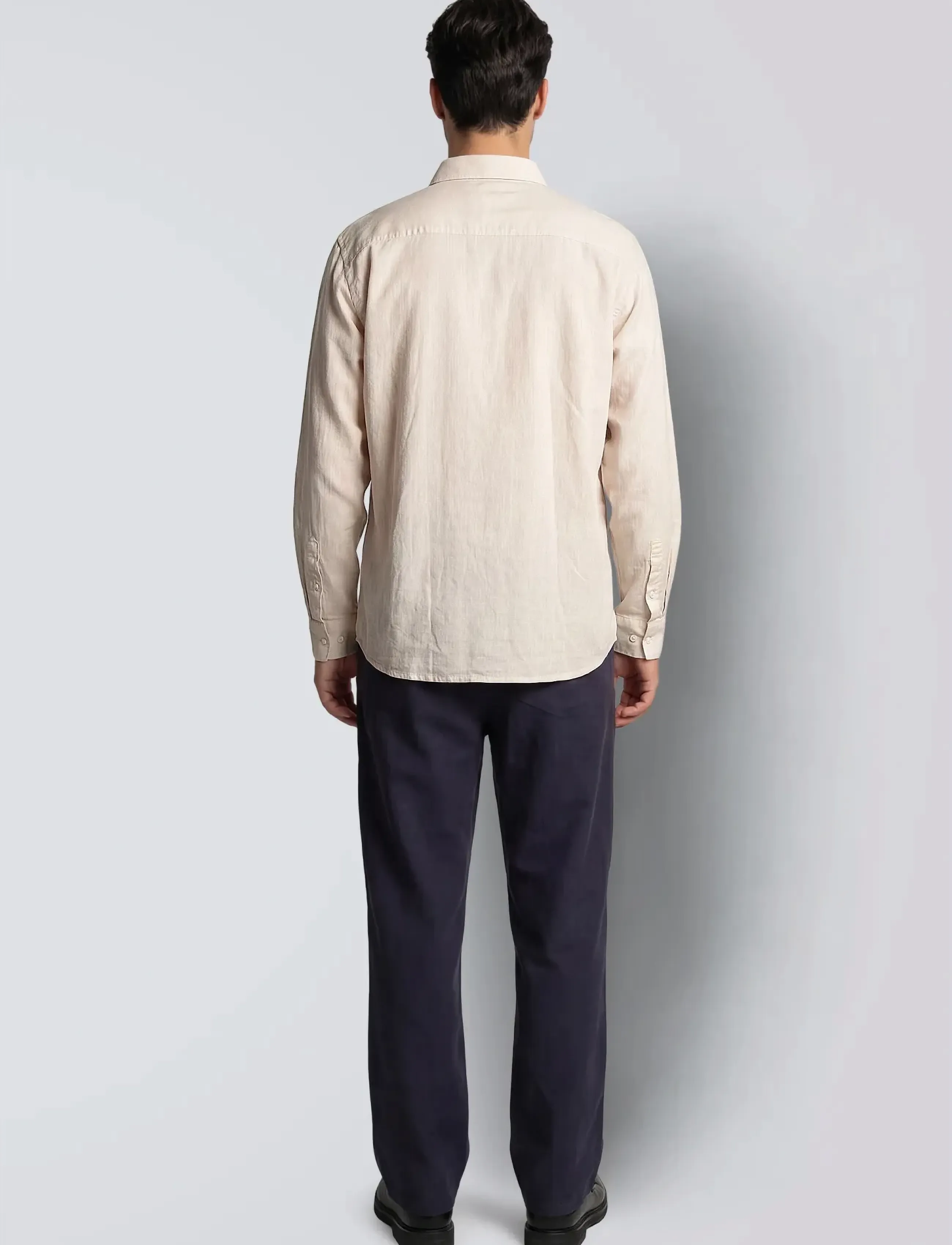 Clean Cut Copenhagen - Luca shirt L/S - linased särgid - light beige - 5