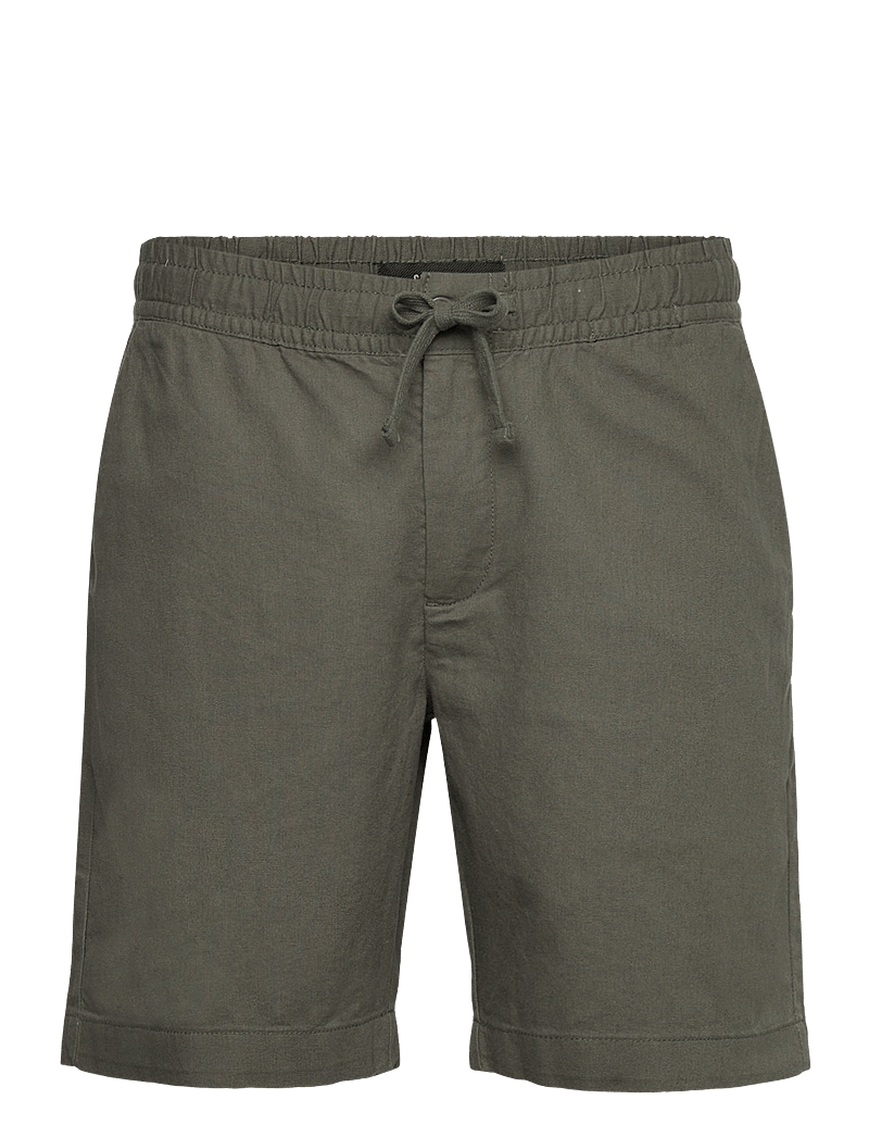 Clean Cut Copenhagen - Barcelona Luca shorts - leinen-shorts - army - 1