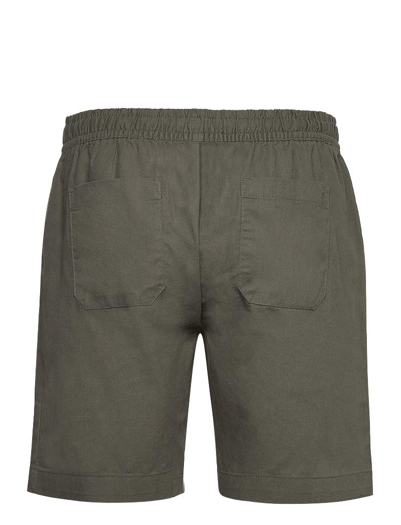 Clean Cut Copenhagen - Barcelona Luca shorts - leinen-shorts - army - 2