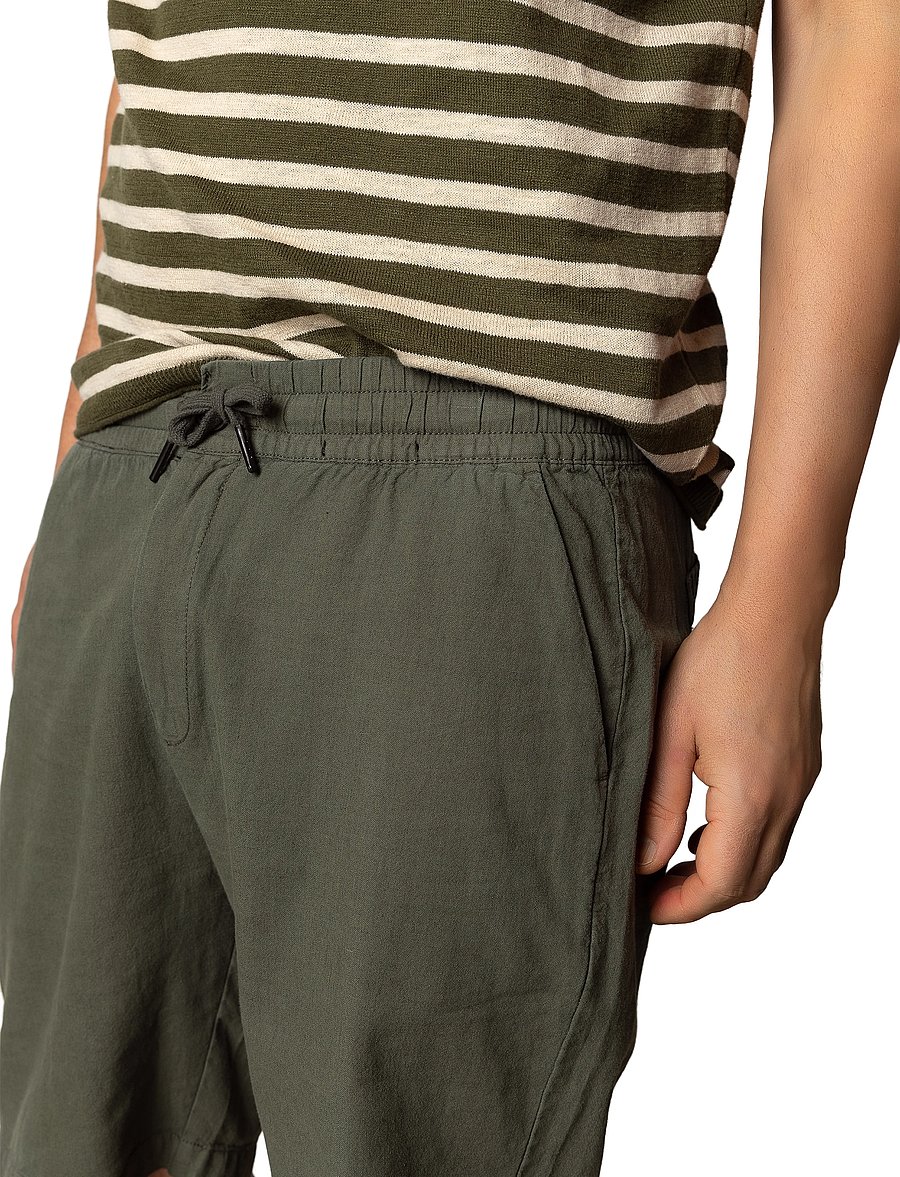 Clean Cut Copenhagen - Barcelona Luca shorts - hørshorts - army - 3