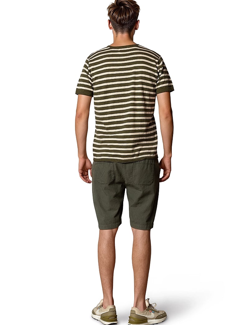Clean Cut Copenhagen - Barcelona Luca shorts - leinen-shorts - army - 5