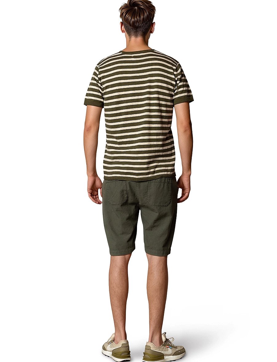 Clean Cut Copenhagen - Barcelona Luca shorts - hørshorts - army - 5