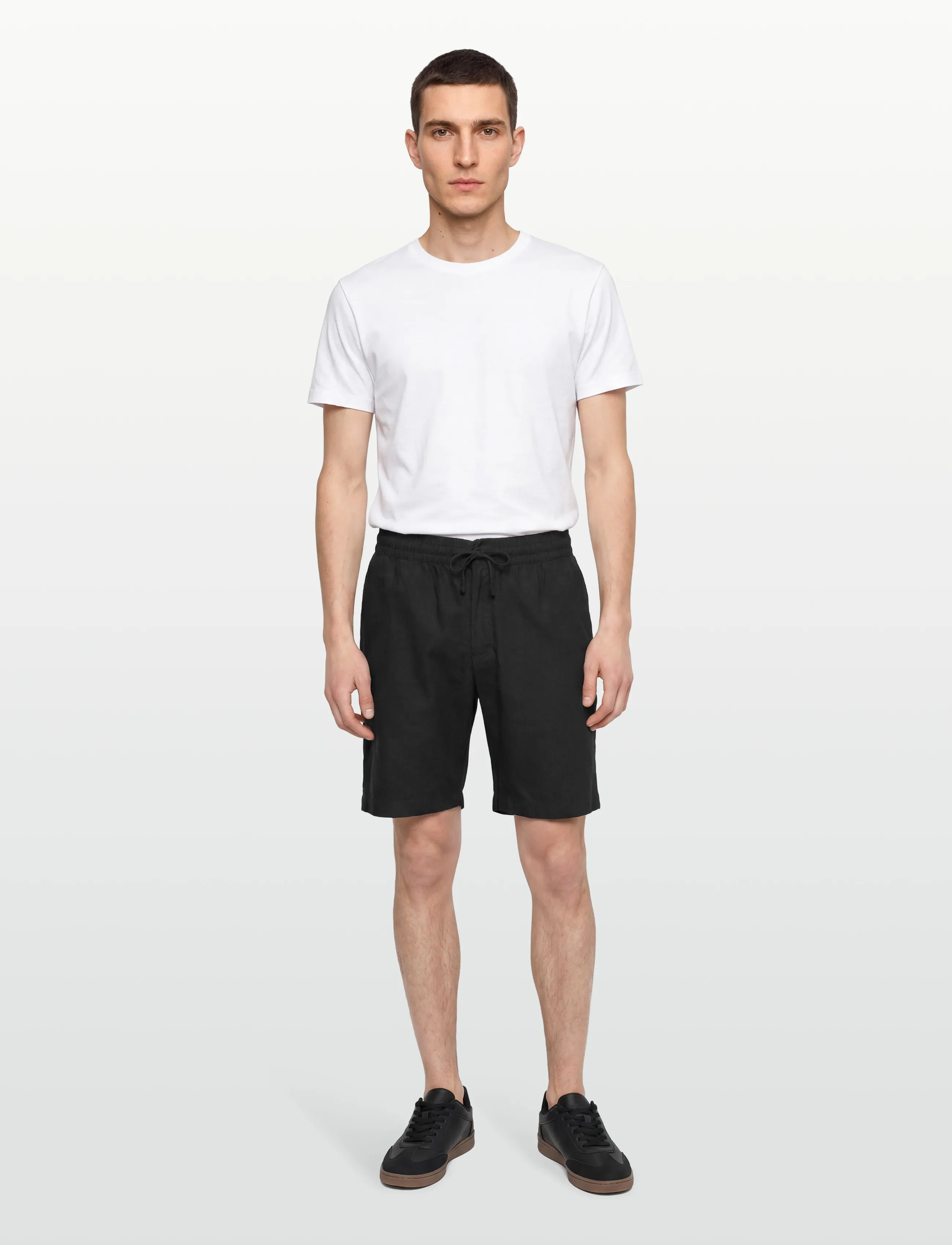 Clean Cut Copenhagen - Barcelona Luca shorts - hørshorts - black - 0
