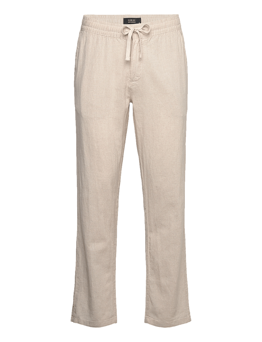 Clean Cut Copenhagen - Barcelona Luca pants - pellavahousut - light beige - 1