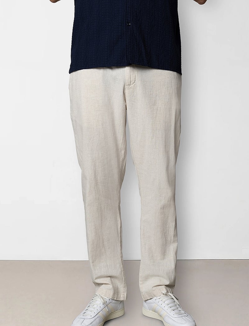 Clean Cut Copenhagen - Barcelona Luca pants - pellavahousut - light beige - 0