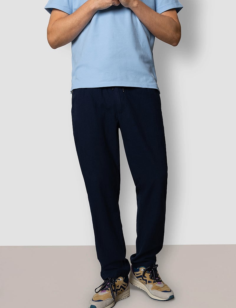 Clean Cut Copenhagen - Barcelona Luca pants - leinenhosen - navy - 0