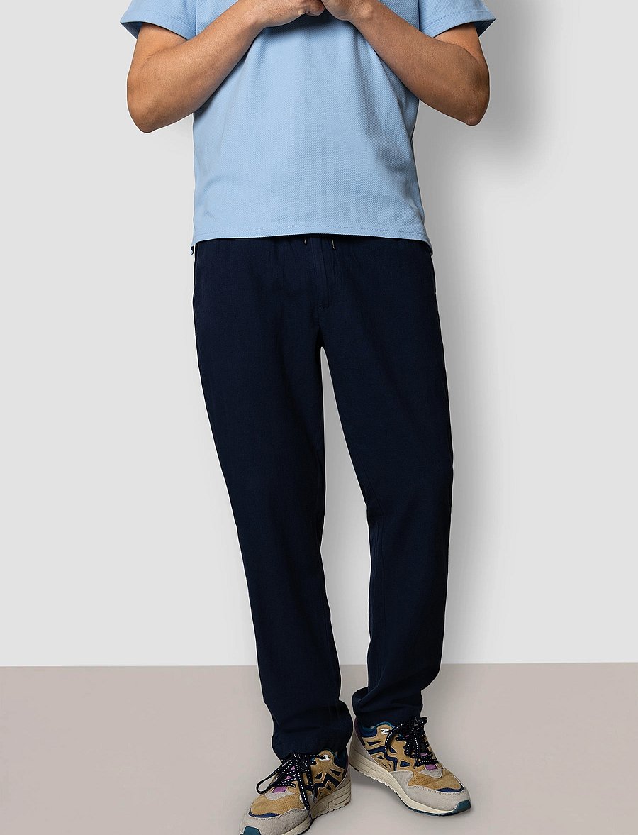 Clean Cut Copenhagen - Barcelona Luca pants - leinenhosen - navy - 0