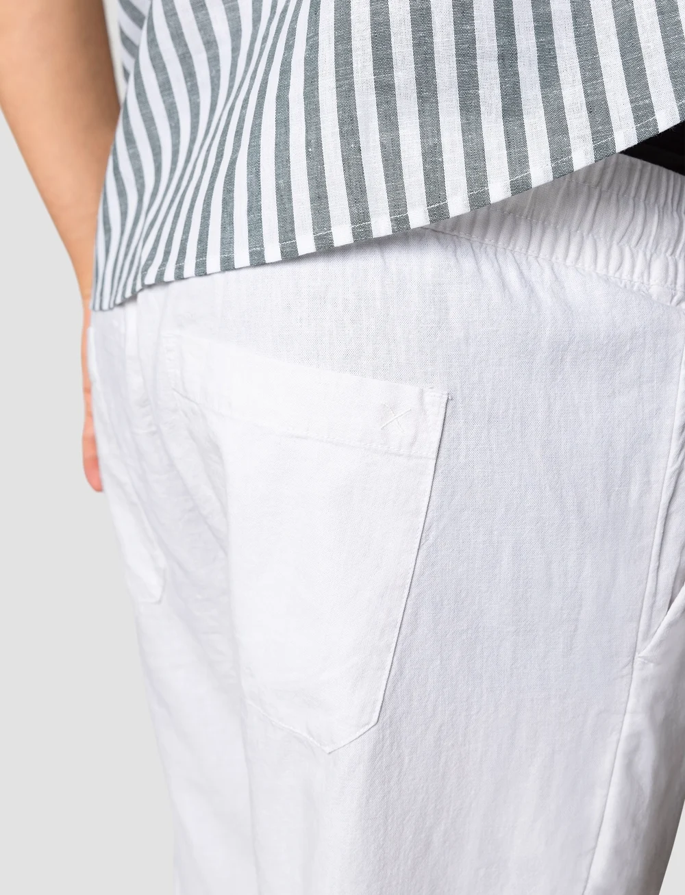 Clean Cut Copenhagen - Barcelona Luca pants - hørbukser - white - 3