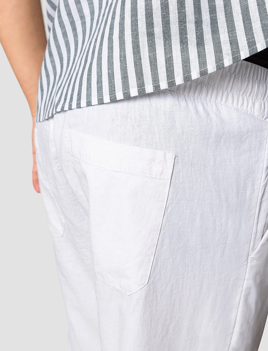 Clean Cut Copenhagen - Barcelona Luca pants - leinenhosen - white - 3