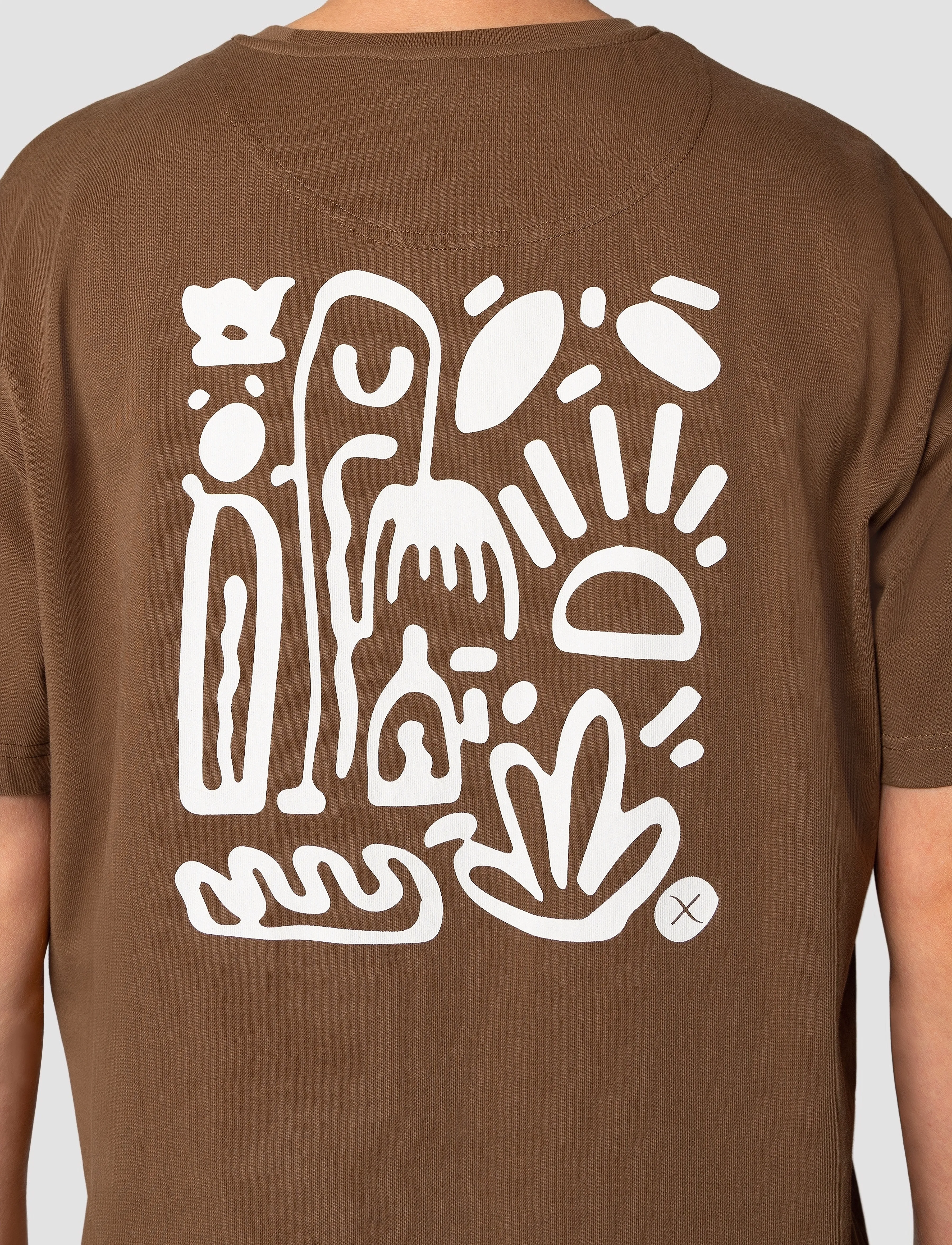 Clean Cut Copenhagen - Michael organic T-shirt - laveste priser - brown - 2