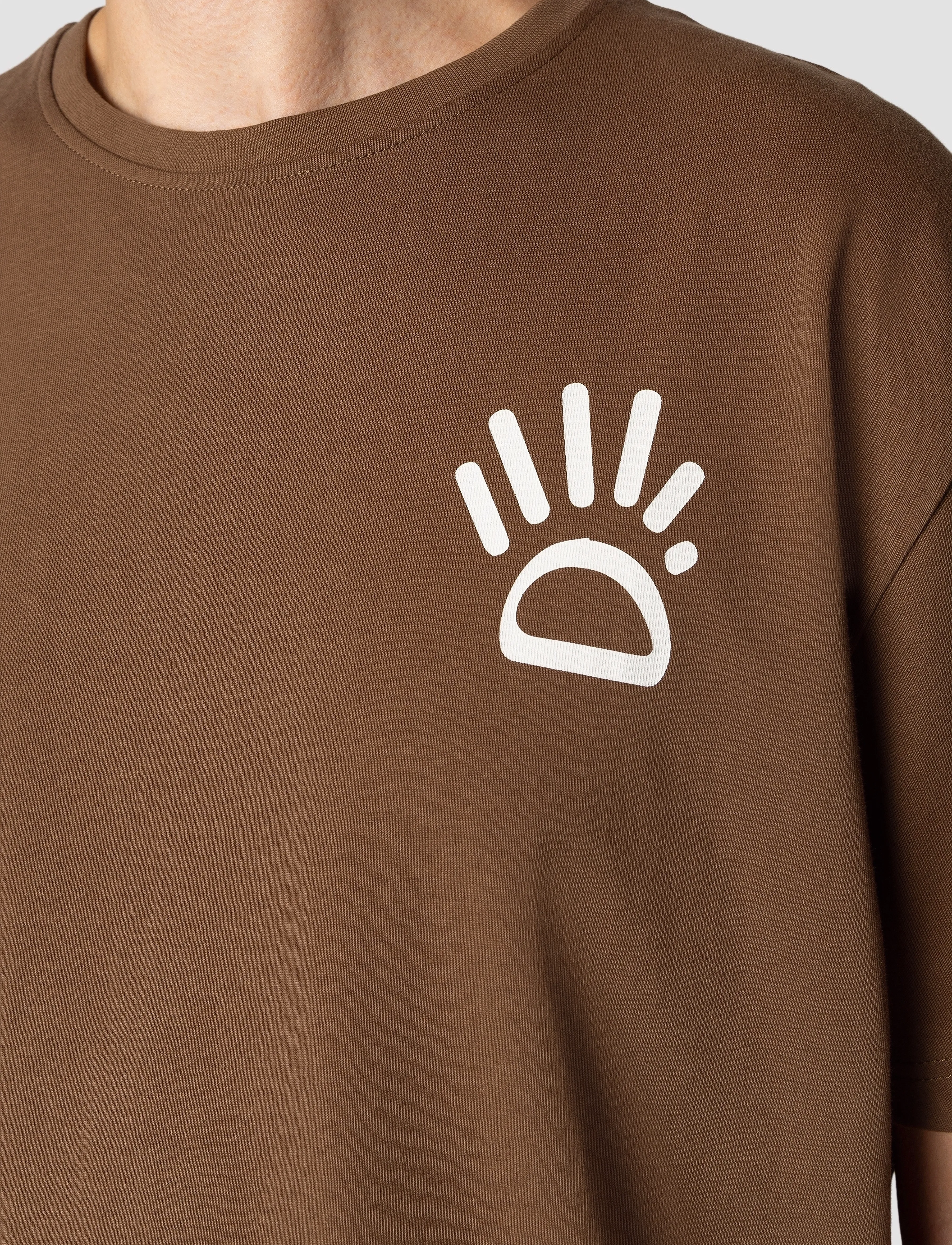 Clean Cut Copenhagen - Michael organic T-shirt - laveste priser - brown - 3