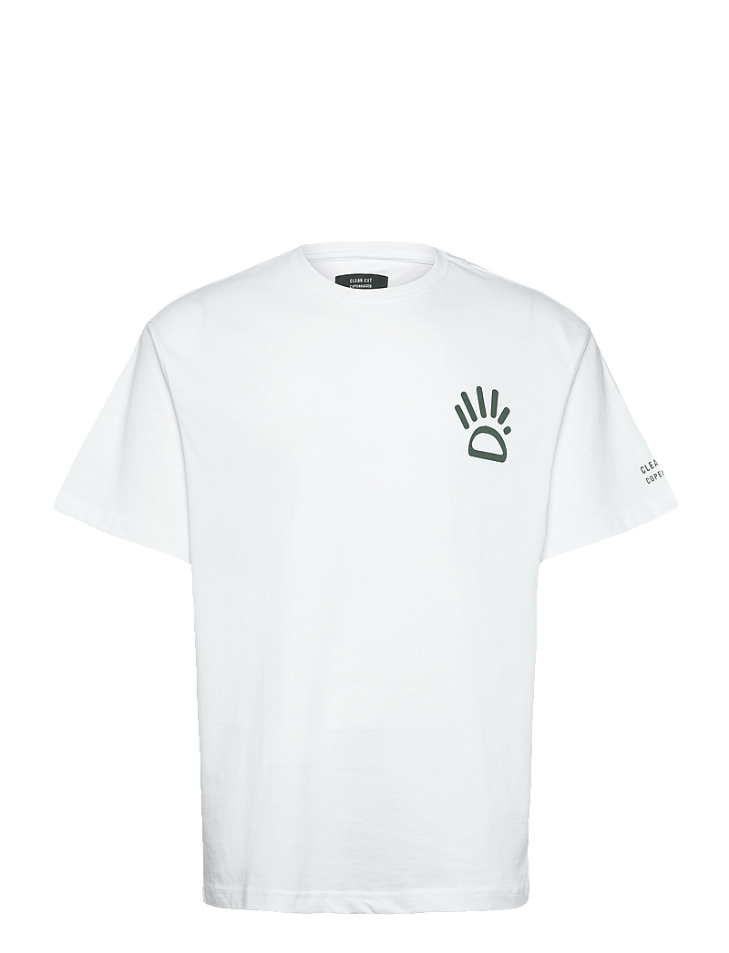 Clean Cut Copenhagen - Michael organic T-shirt - kortærmede t-shirts - white - 1