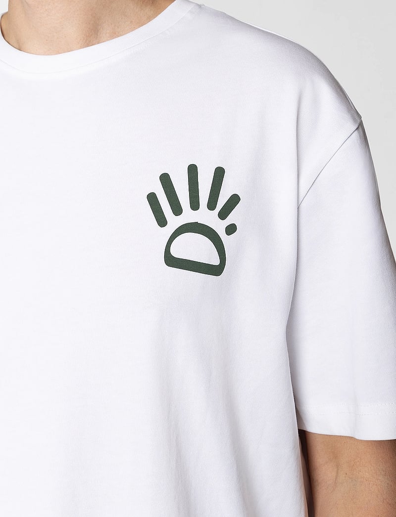 Clean Cut Copenhagen - Michael organic T-shirt - kortærmede t-shirts - white - 4