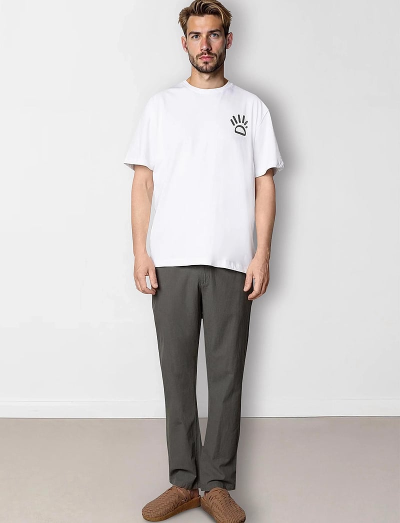 Clean Cut Copenhagen - Michael organic T-shirt - kortærmede t-shirts - white - 5