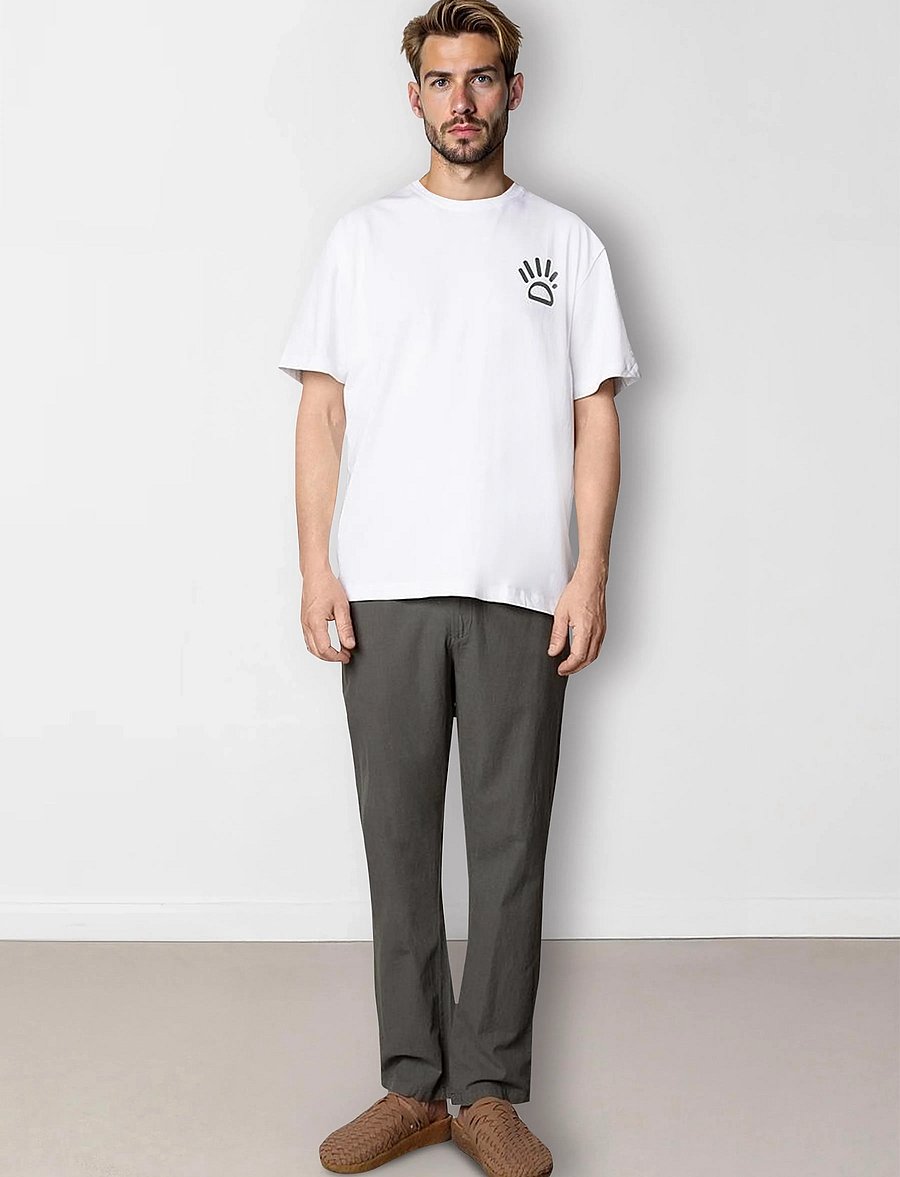 Clean Cut Copenhagen - Michael organic T-shirt - korte mouwen - white - 5