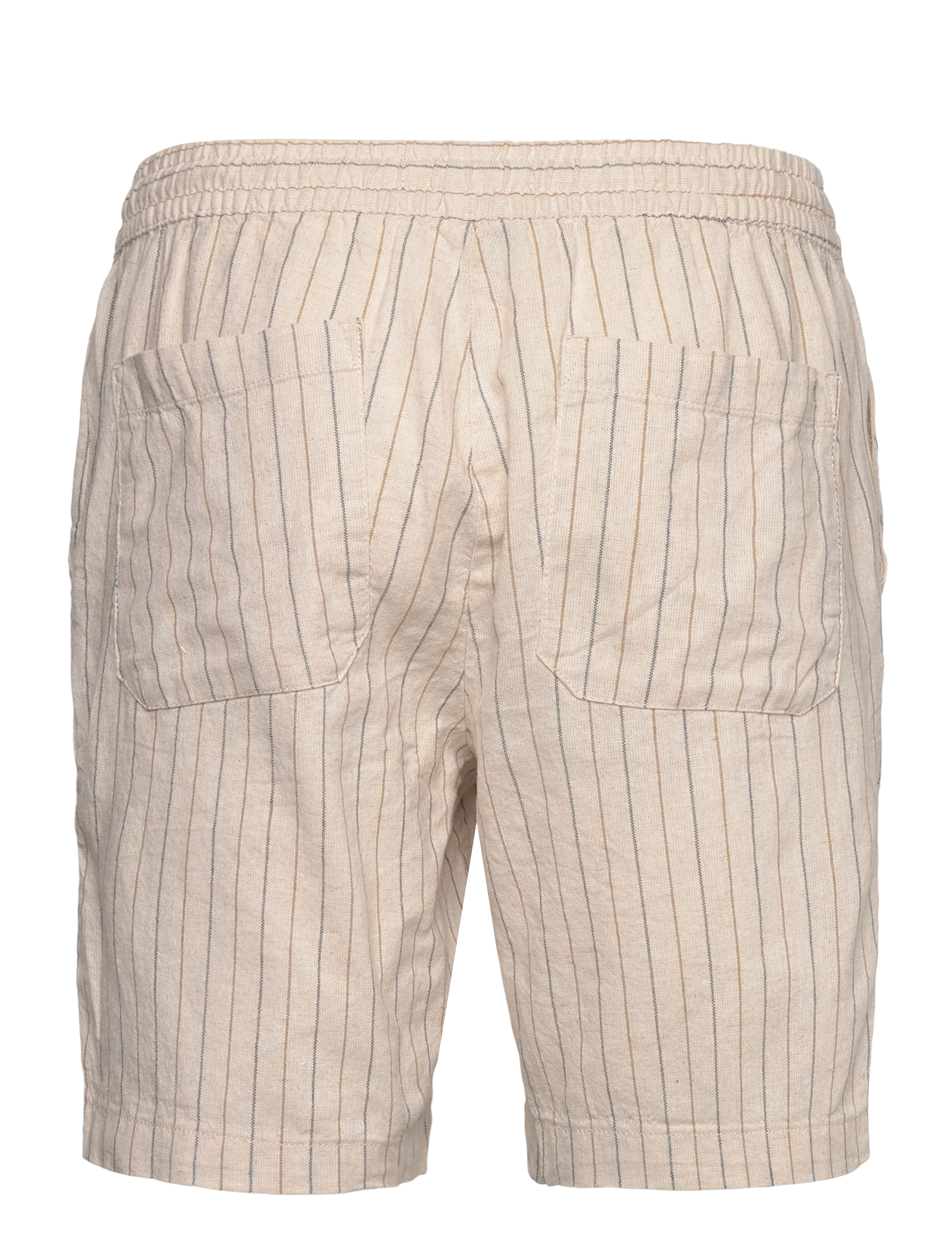 Clean Cut Copenhagen - Barcelona Ran shorts - linased lühikesed püksid - light beige striped - 2