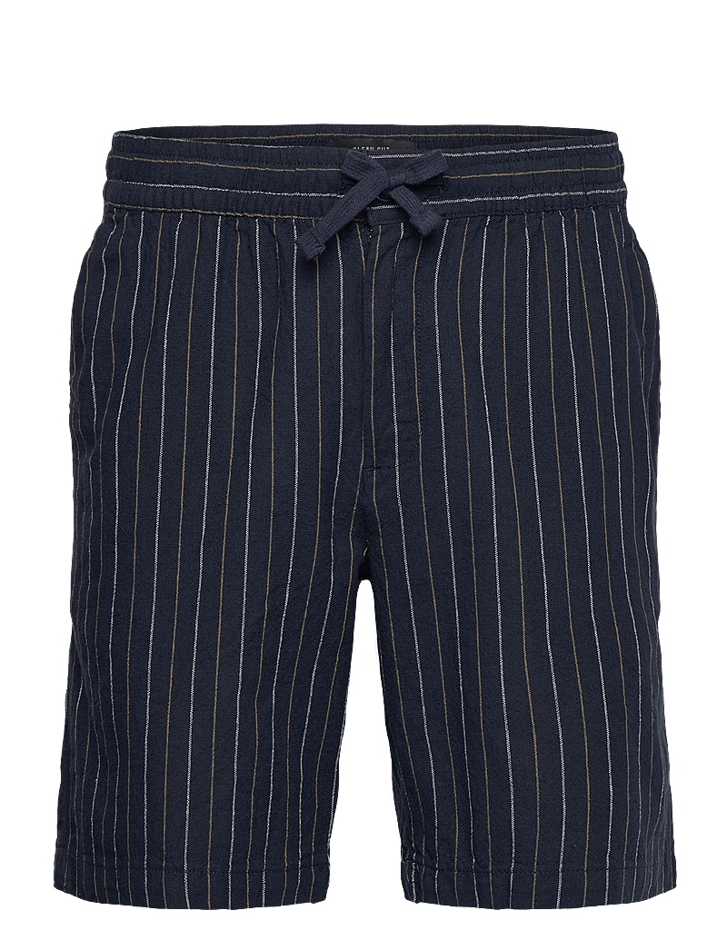 Clean Cut Copenhagen - Barcelona Ran shorts - linased lühikesed püksid - navy striped - 1