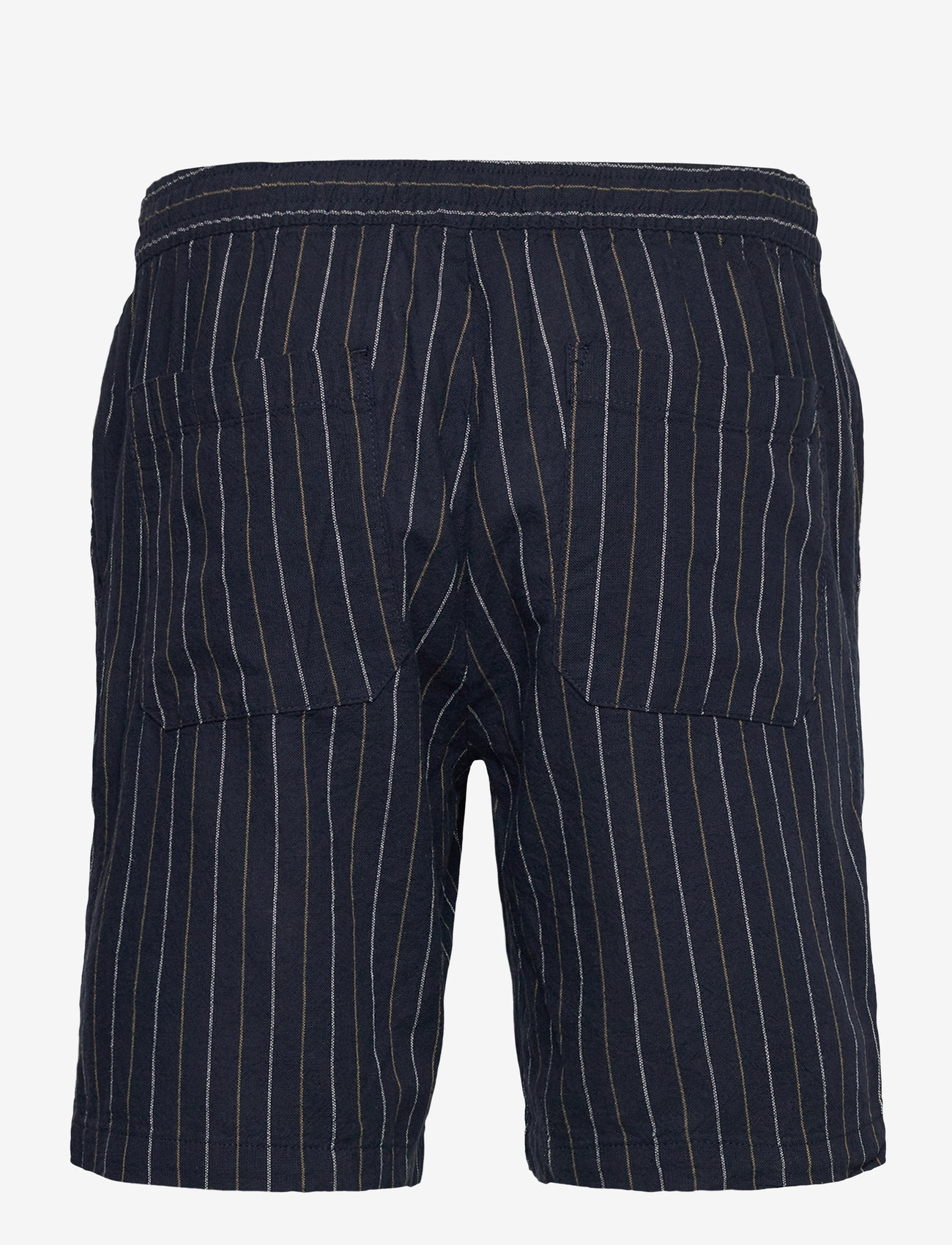 Clean Cut Copenhagen - Barcelona Ran shorts - linneshorts - navy striped - 2