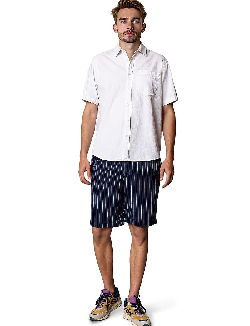 Clean Cut Copenhagen - Barcelona Ran shorts - linased lühikesed püksid - navy striped - 4