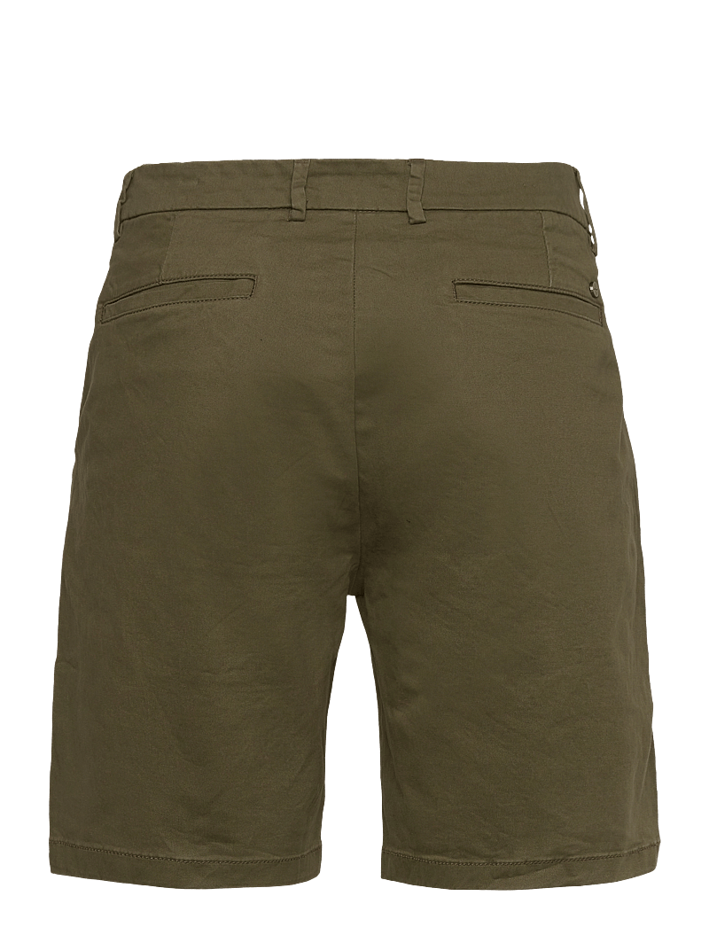 Clean Cut Copenhagen - Milano twill shorts - chinos shorts - army - 2