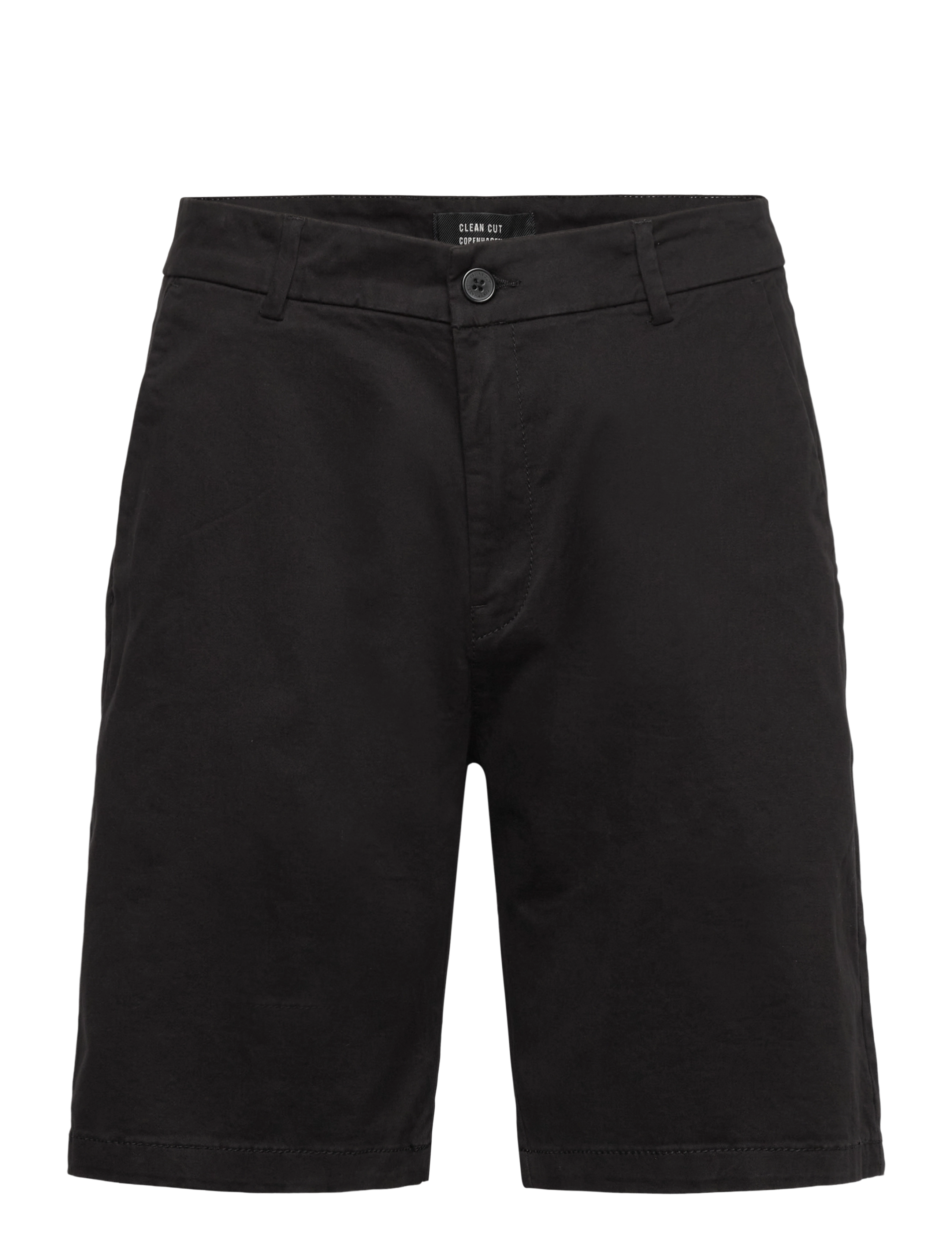 Clean Cut Copenhagen Milano twill shorts - Tøj - BLACK / black