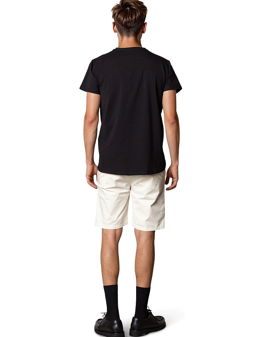 Clean Cut Copenhagen - Milano twill shorts - chino shorts - ecru - 5