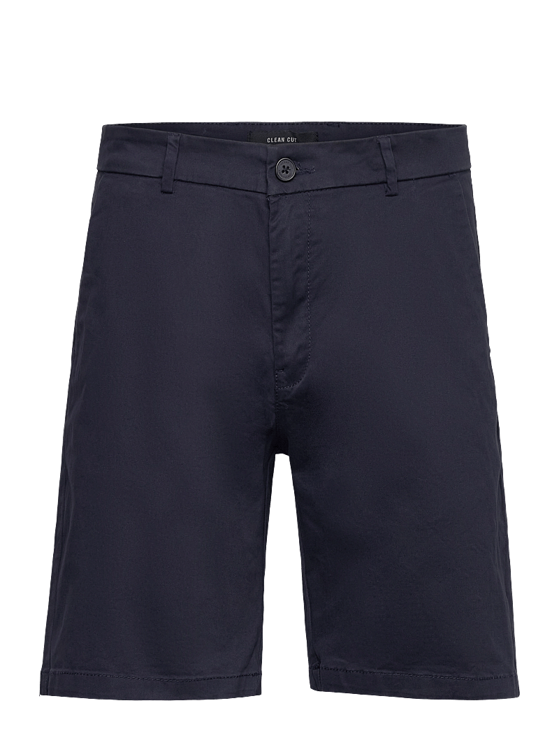 Clean Cut Copenhagen - Milano twill shorts - short chino - navy - 1