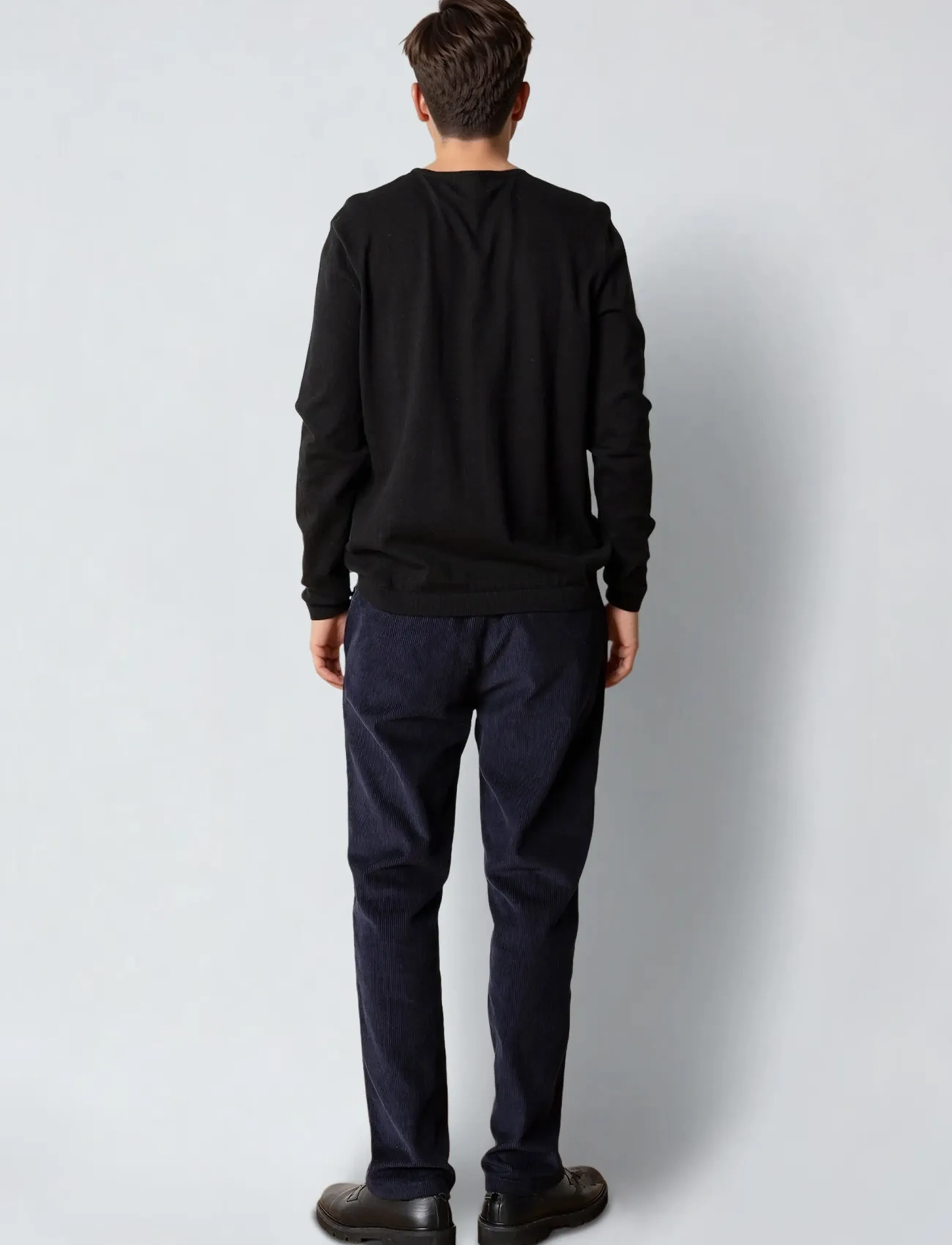 Clean Cut Copenhagen - Claude crewneck knit - rund hals - black - 4