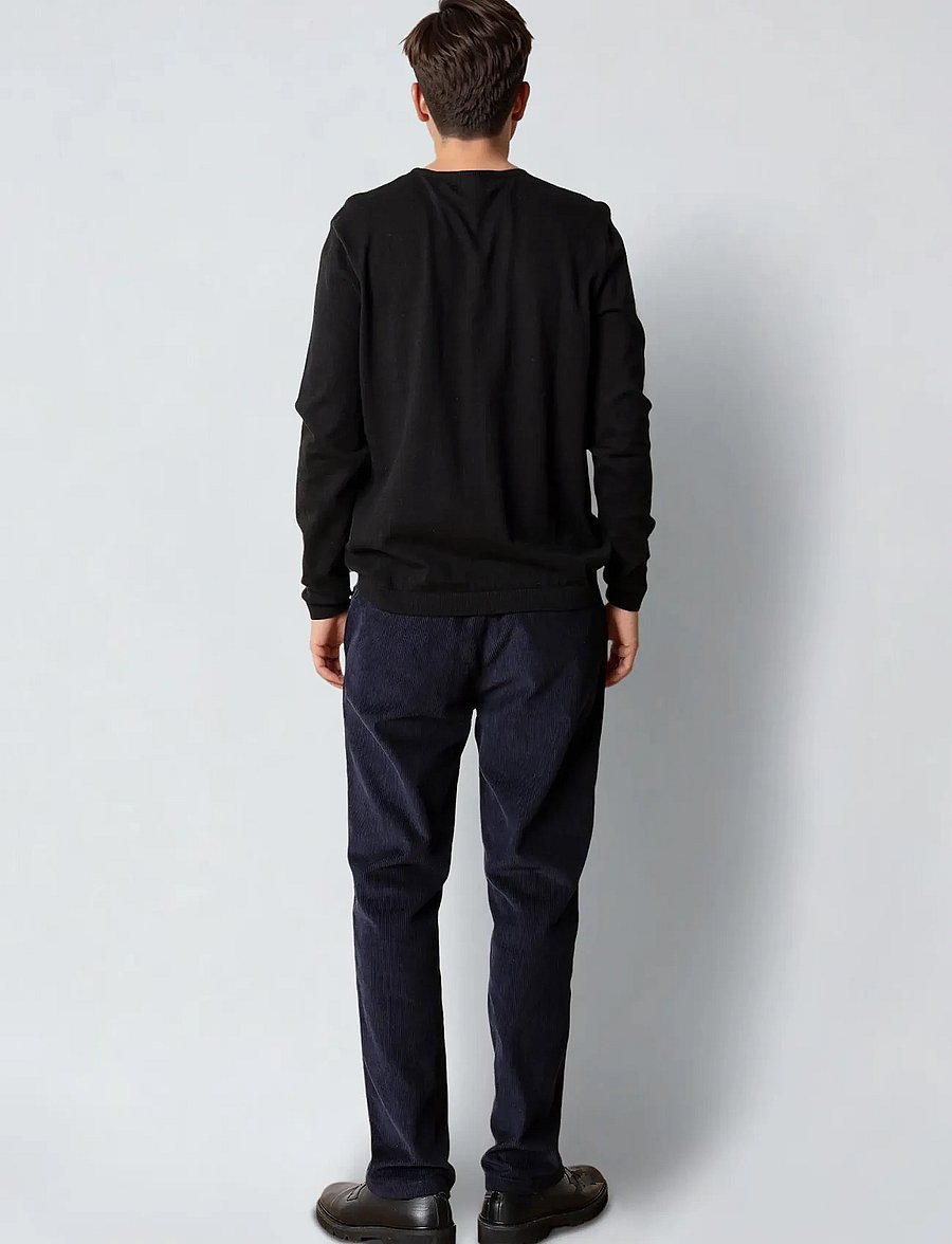Clean Cut Copenhagen - Claude crewneck knit - rund hals - black - 4