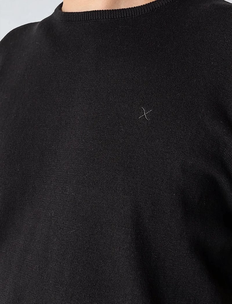 Clean Cut Copenhagen - Claude crewneck knit - rundhalsad - black - 5