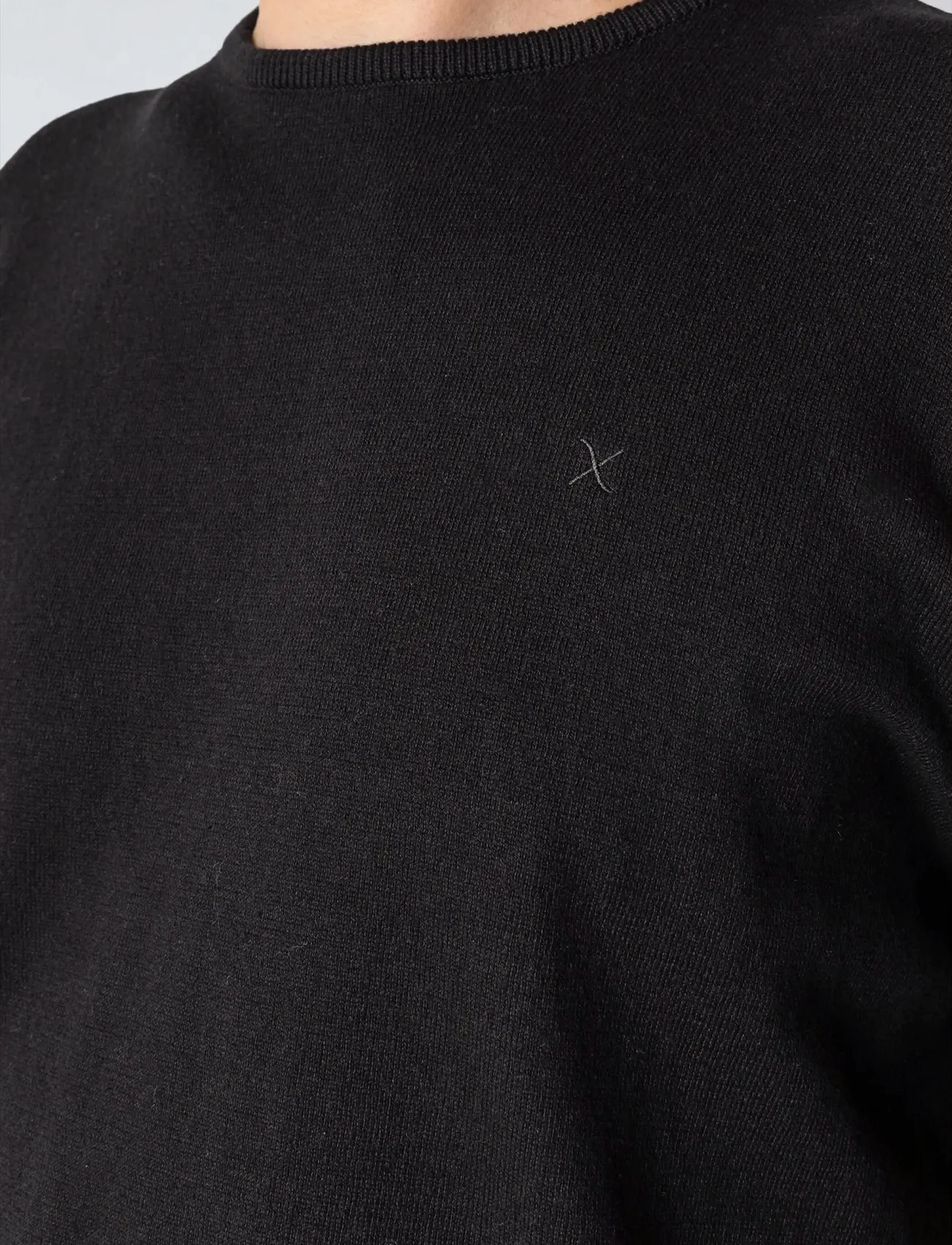 Clean Cut Copenhagen - Claude crewneck knit - rund hals - black - 5