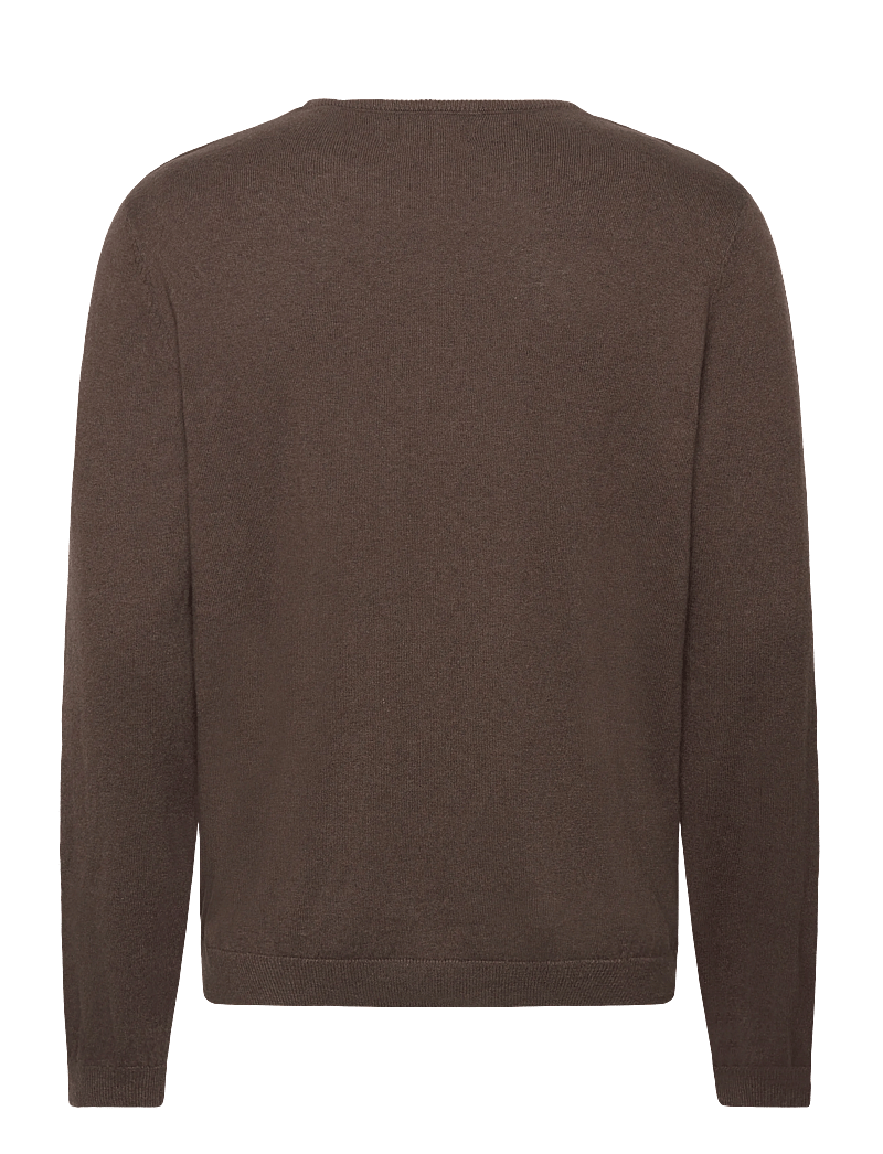 Clean Cut Copenhagen - Claude crewneck knit - rundhalsad - brown melangÈ - 2