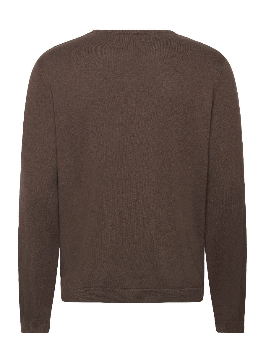 Clean Cut Copenhagen - Claude crewneck knit - rund hals - brown melangÈ - 2