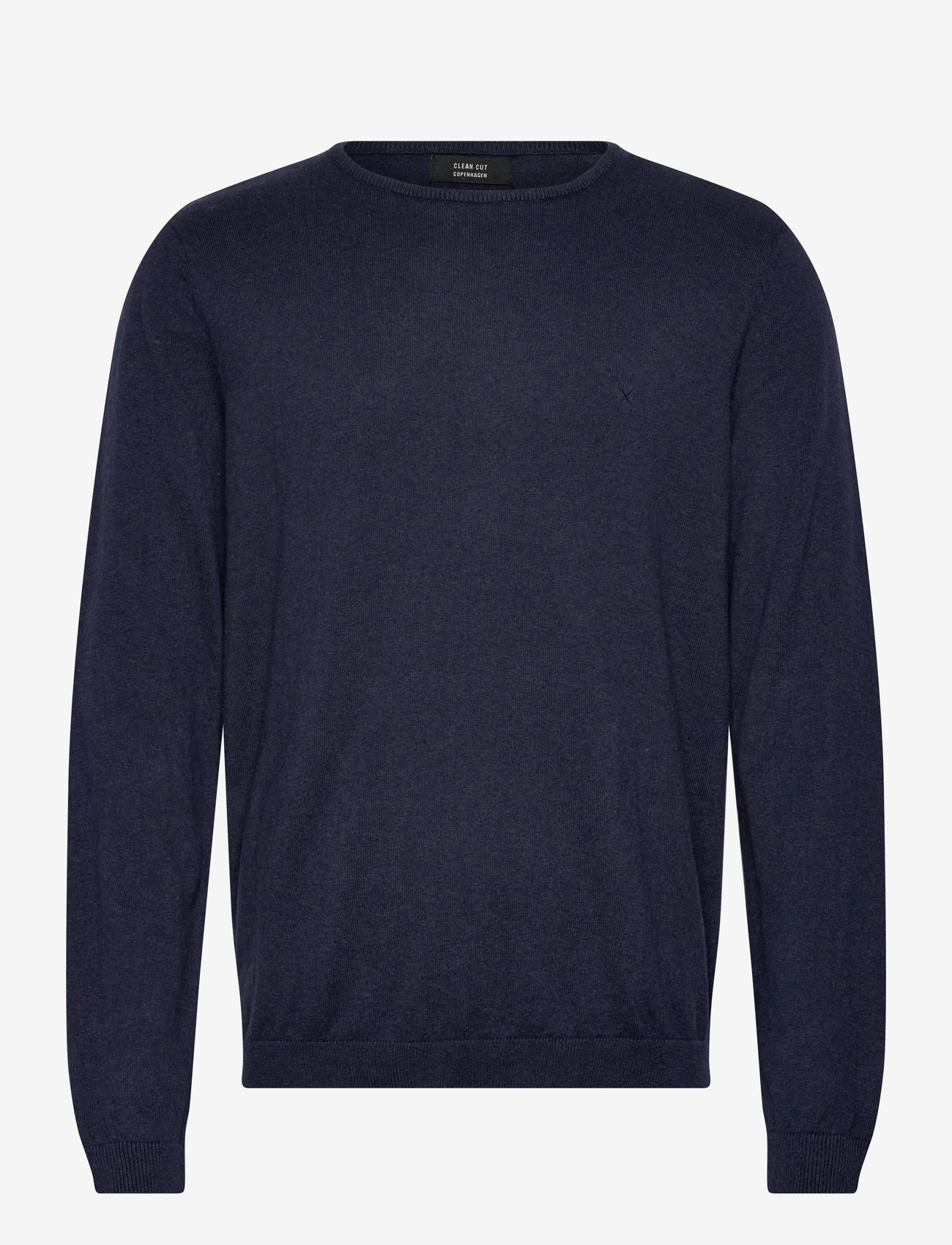 Clean Cut Copenhagen - Claude crewneck knit - rundhalsad - navy melange - 1