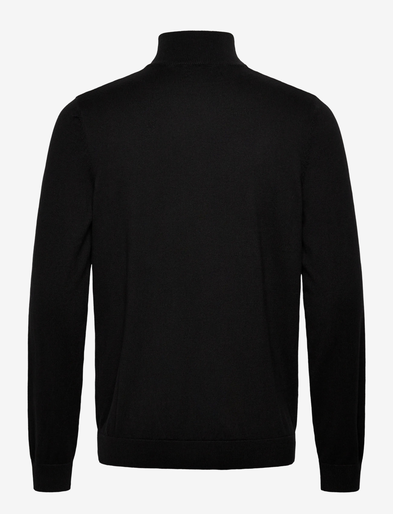Clean Cut Copenhagen - Claude half-zip knit - half zip-tröjor - black - 2
