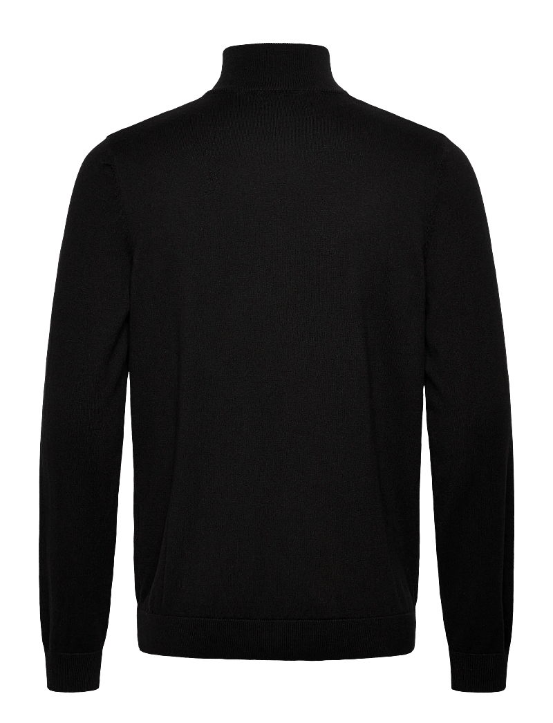 Clean Cut Copenhagen - Claude half-zip knit - half zip-tröjor - black - 2