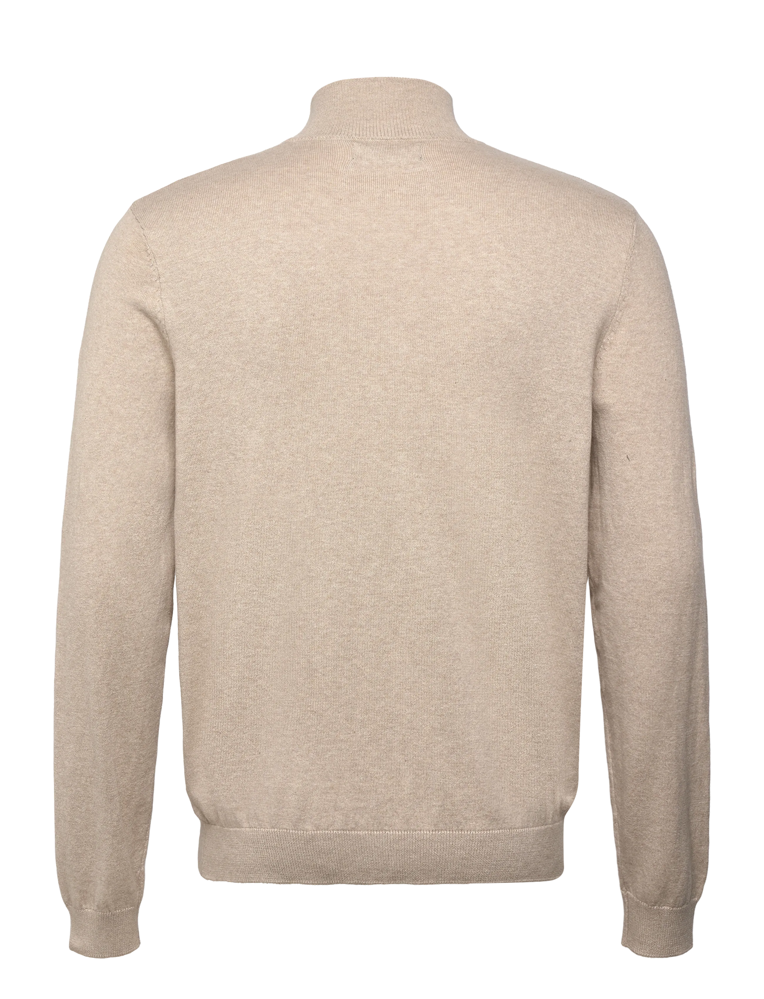 Clean Cut Copenhagen - Claude half-zip knit - halfzip strik - ecru melange - 2