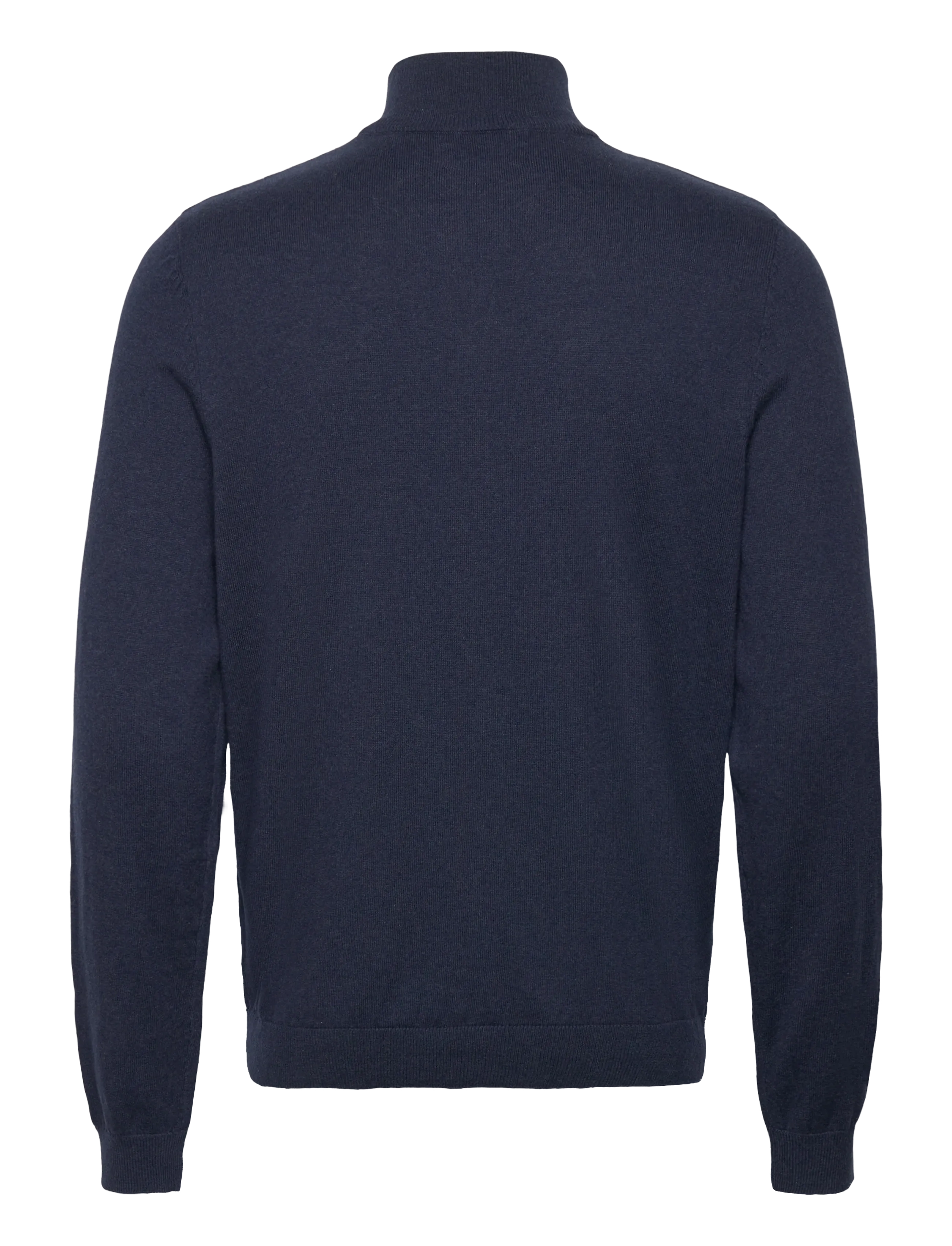 Clean Cut Copenhagen - Claude half-zip knit - pullover mit halbem reißverschluss - navy melange - 2
