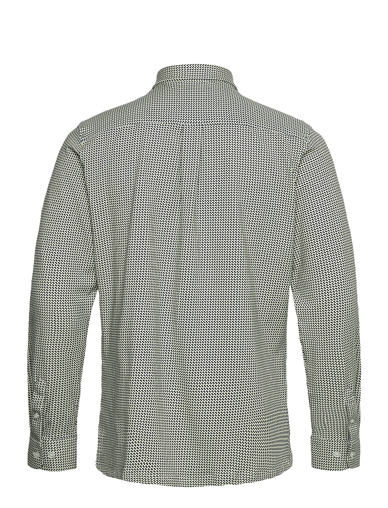 Clean Cut Copenhagen - Clean Formal AOP Stretch Shirt L/S - formelle skjorter - white - 2