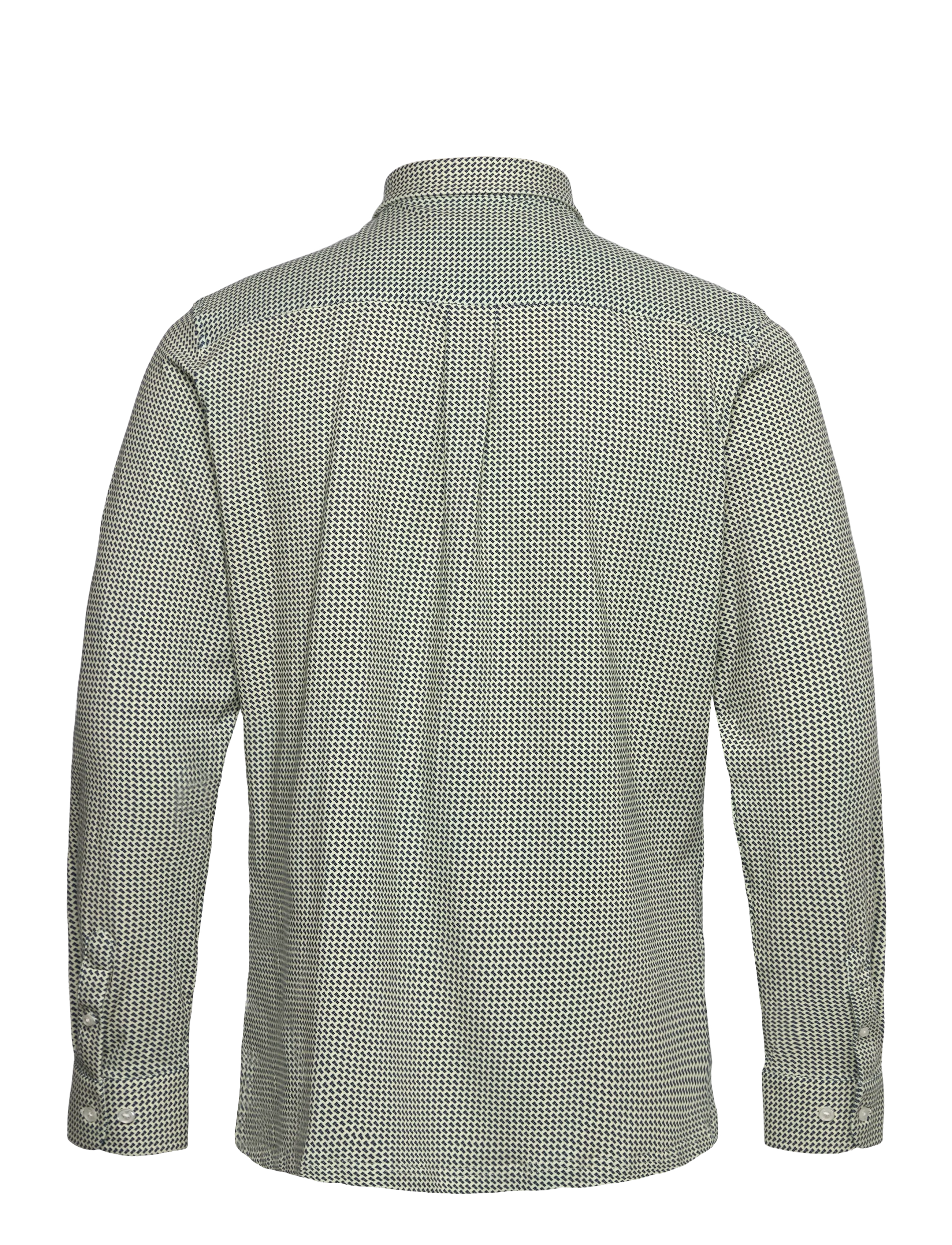 Clean Cut Copenhagen - Clean Formal AOP Stretch Shirt L/S - formālie krekli - white - 2