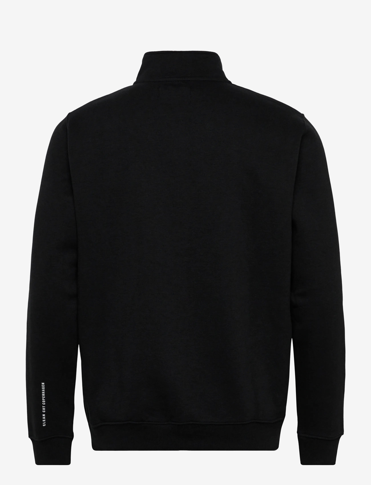 Clean Cut Copenhagen - Patrick half-zip sweatshirt - kollektioner - black - 2