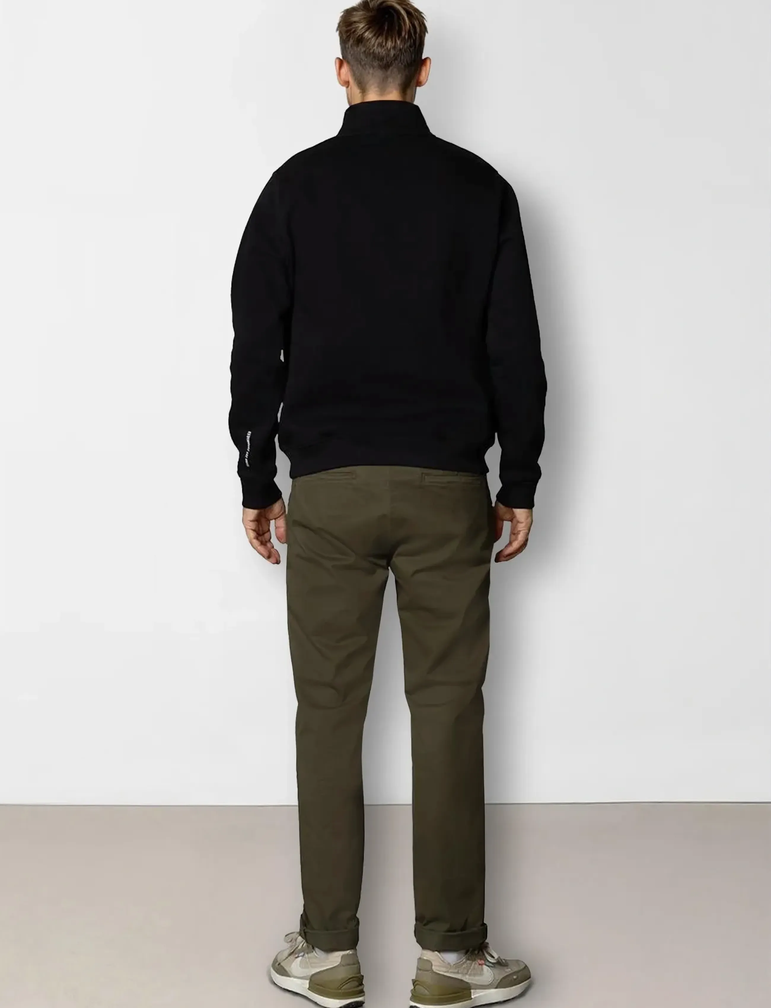 Clean Cut Copenhagen - Patrick half-zip sweatshirt - dressipluusid - black - 4