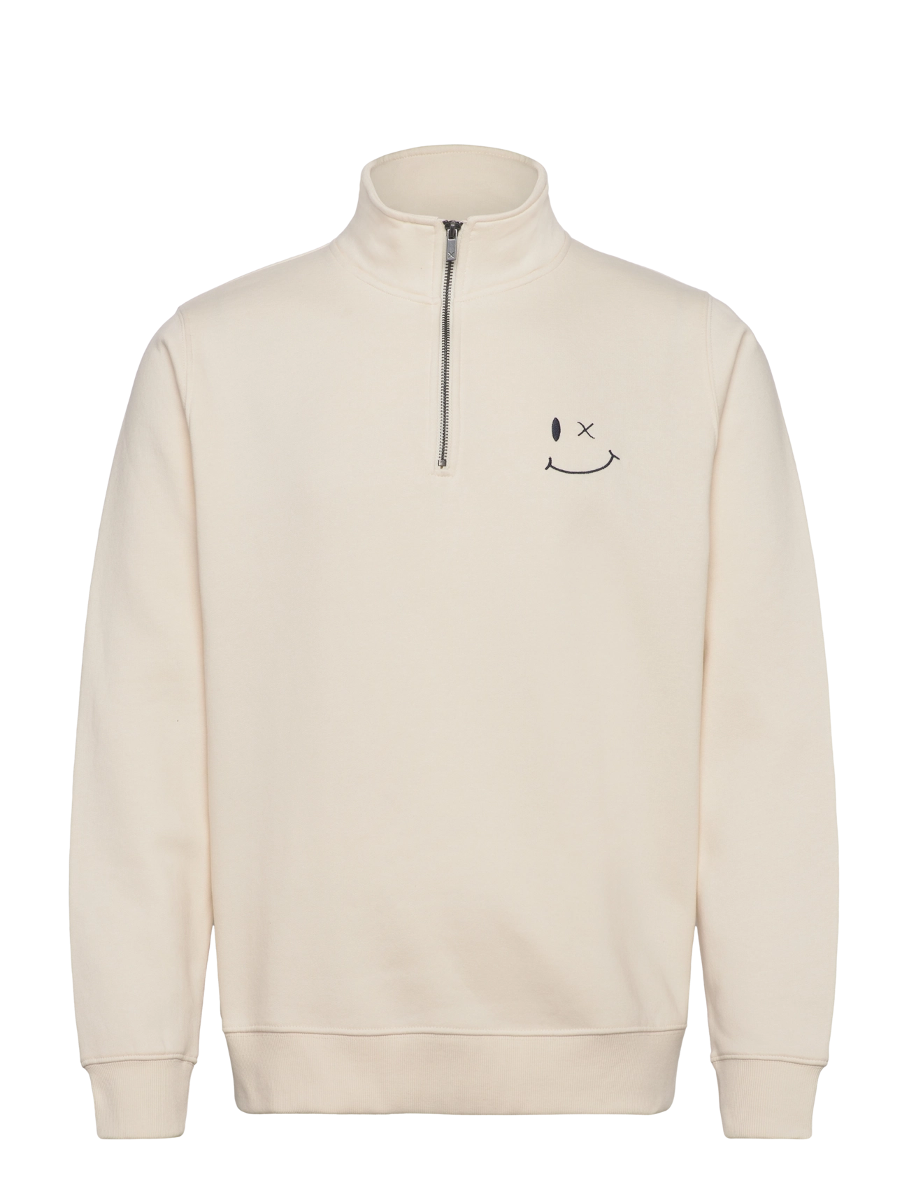Clean Cut Copenhagen Patrick half-zip sweatshirt - Clean Cut Copenhagen - ECRU / beige