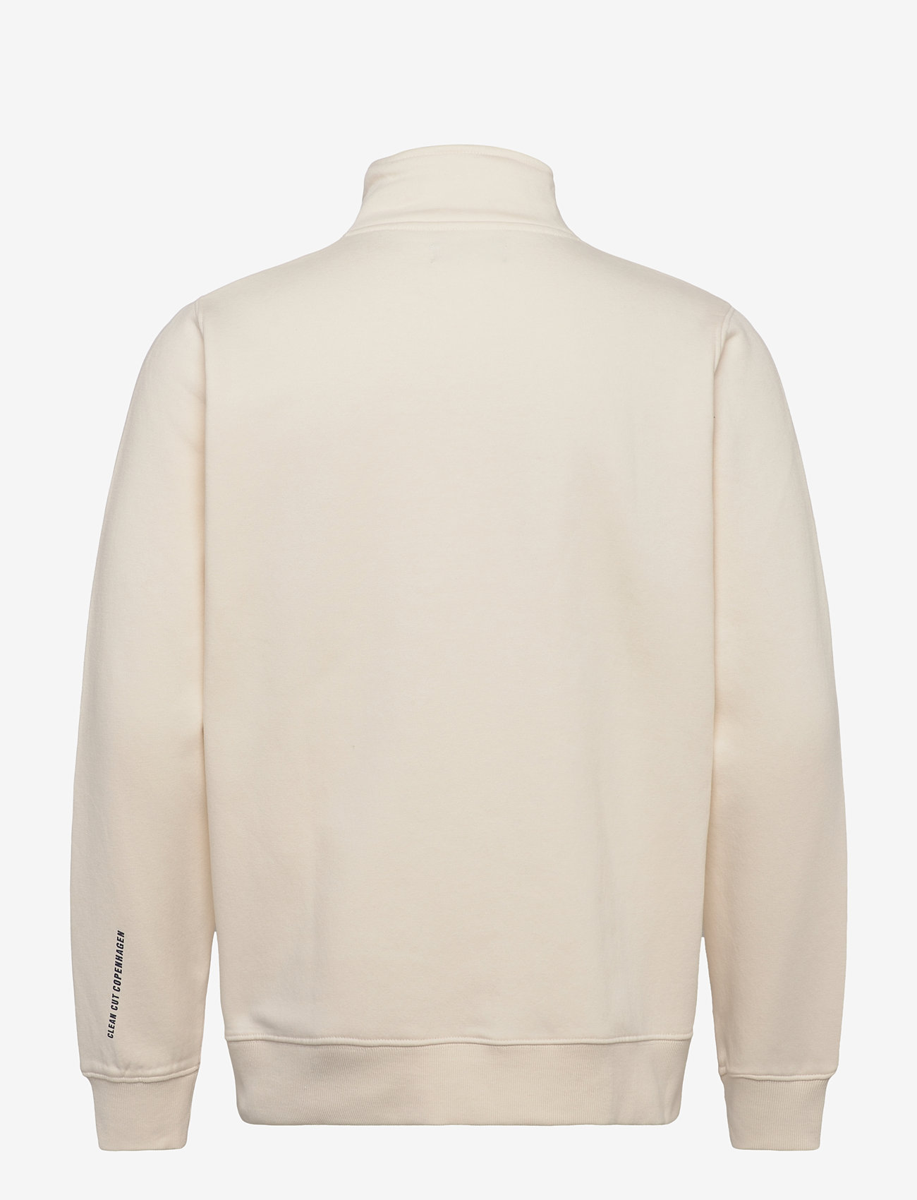 Clean Cut Copenhagen - Patrick half-zip sweatshirt - kollektioner - ecru - 2