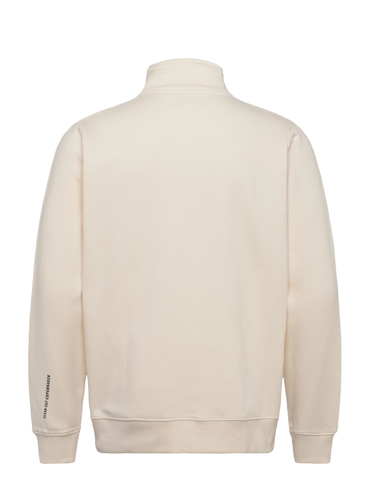 Clean Cut Copenhagen - Patrick half-zip sweatshirt - collections - ecru - 2